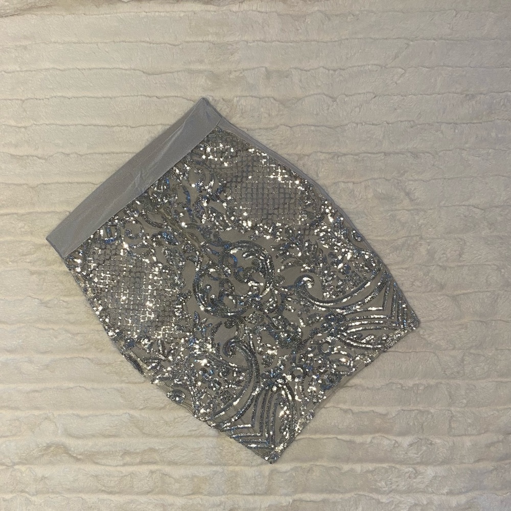 NWT Sequined Mini Skirt